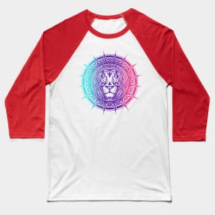 Rainbow head lion tribal Baseball T-Shirt